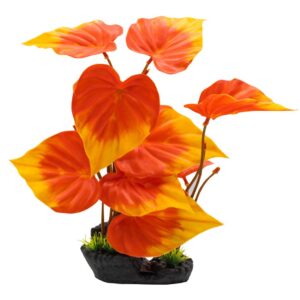 AquaSpectra Phylodendron Plant Orange 40cm
